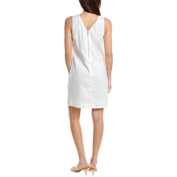 TOMMY BAHAMA Size medium Palm-A-Dora Sleeveless Sheath Dress In white NWT - Picture 2 of 8